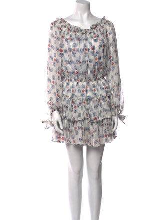 Caroline Constas Silk Mini Dress