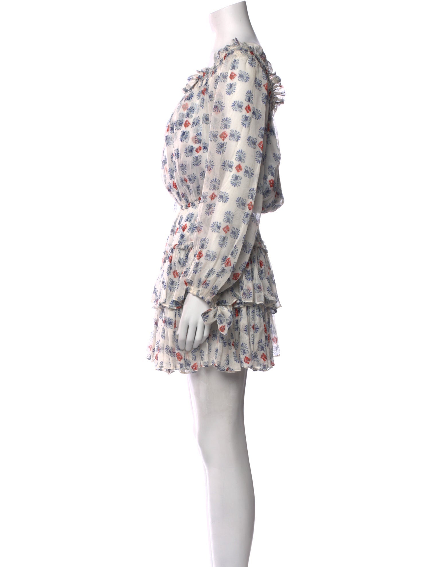 Caroline Constas Silk Mini Dress