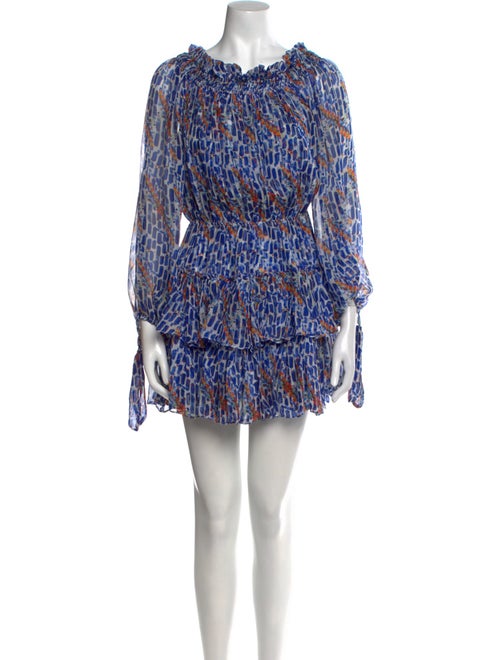 Caroline Constas Silk Mini Dress