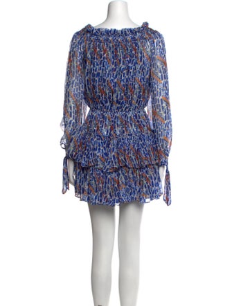 Caroline Constas Silk Mini Dress