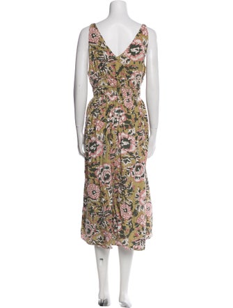 Caroline Constas Printed Midi Length Dress
