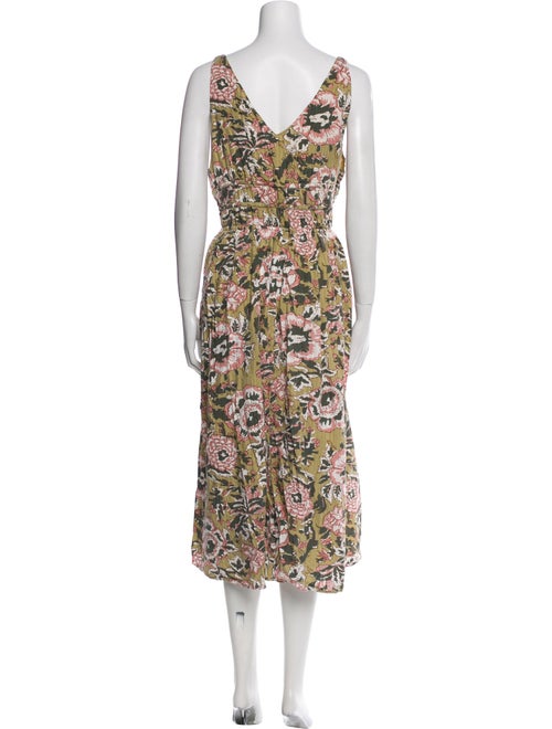 Caroline Constas Printed Midi Length Dress