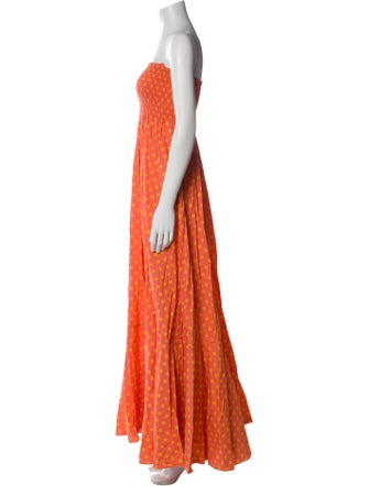 Caroline Constas Strapless Long Dress