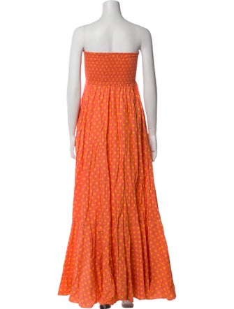 Caroline Constas Strapless Long Dress