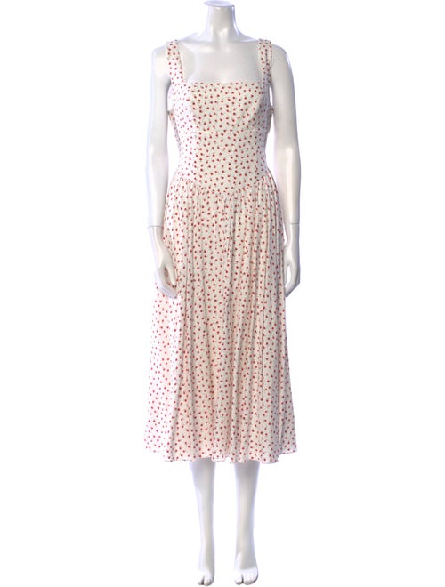 Caroline Constas Printed Long Dress