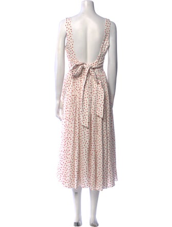 Caroline Constas Printed Long Dress