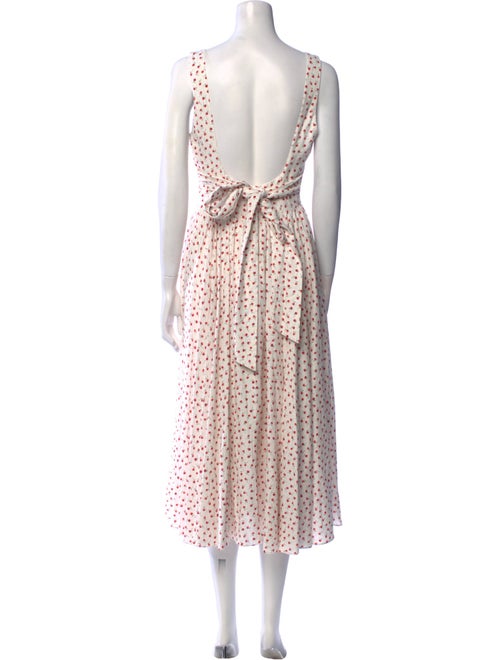 Caroline Constas Printed Long Dress