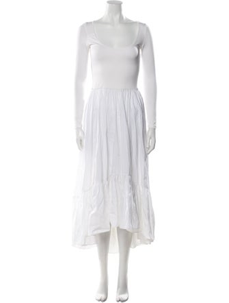 Caroline Constas Square Neckline Long Dress