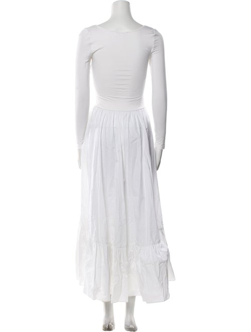 Caroline Constas Square Neckline Long Dress