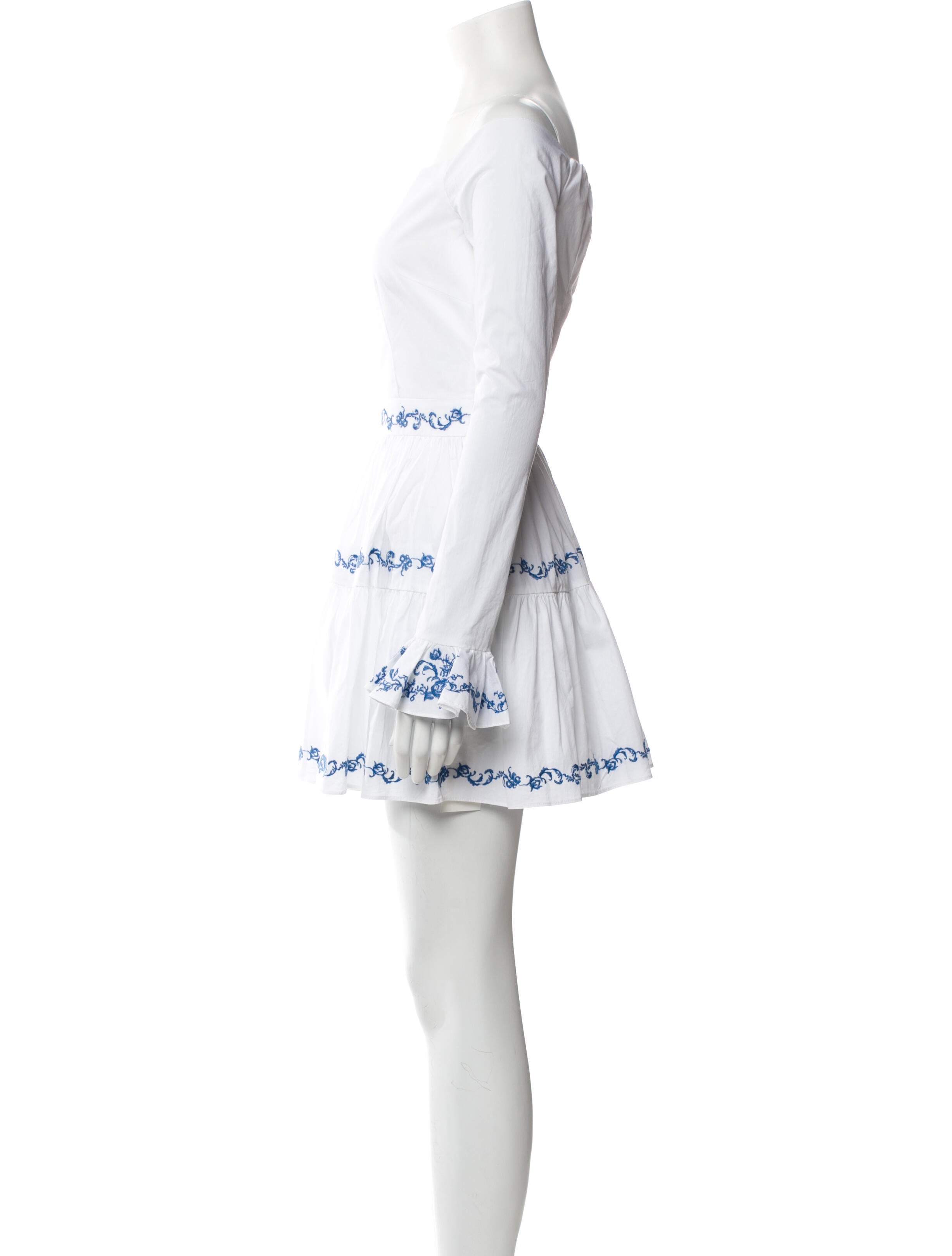 Caroline Constas Off-The-Shoulder Mini Dress w/ Tags