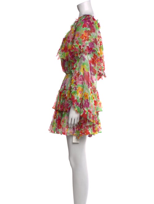 Caroline Constas Silk Mini Dress