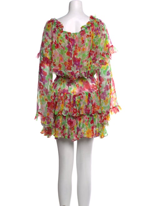 Caroline Constas Silk Mini Dress