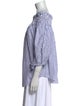 Caroline Constas Striped Off-The-Shoulder Blouse