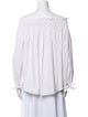 Caroline Constas Off-The-Shoulder Long Sleeve Blouse