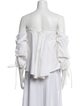 Caroline Constas Off-The-Shoulder Three-Quarter Sleeve Blouse
