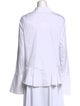 Caroline Constas Long Sleeve Button-Up Top
