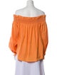 Caroline Constas Off-The-Shoulder Three-Quarter Sleeve Blouse
