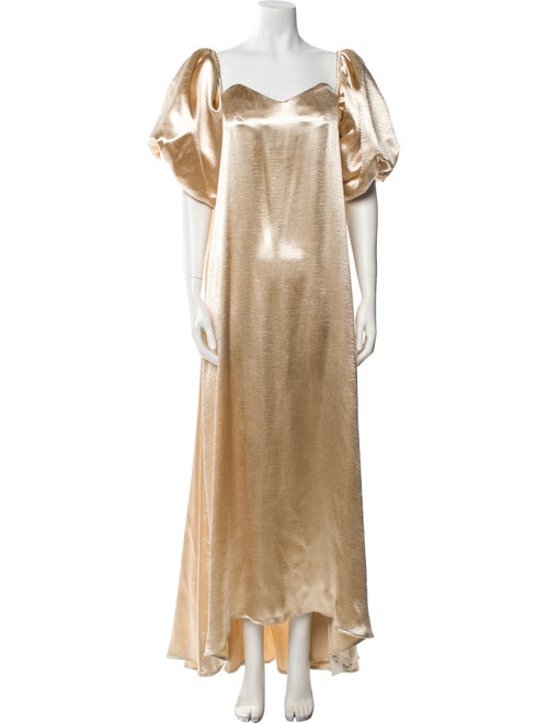 Caroline Constas Square Neckline Long Dress