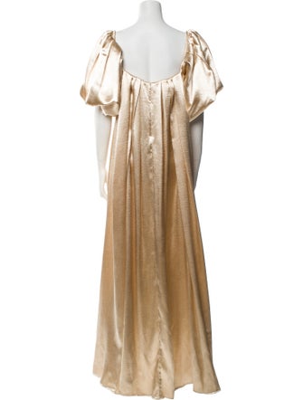 Caroline Constas Square Neckline Long Dress