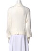 Caroline Constas Mock Neck Long Sleeve Sweatshirt