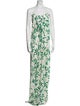 Caroline Constas Printed Long Dress