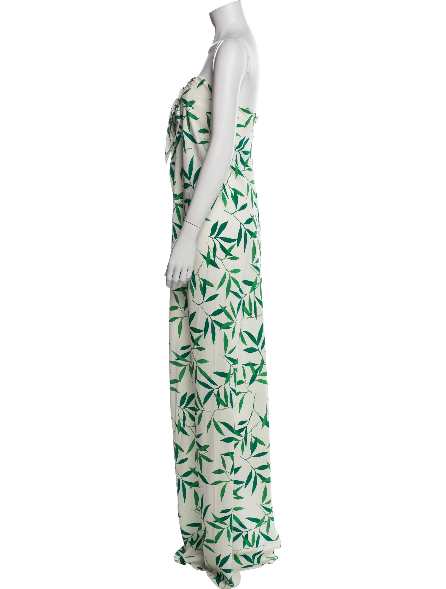 Caroline Constas Printed Long Dress