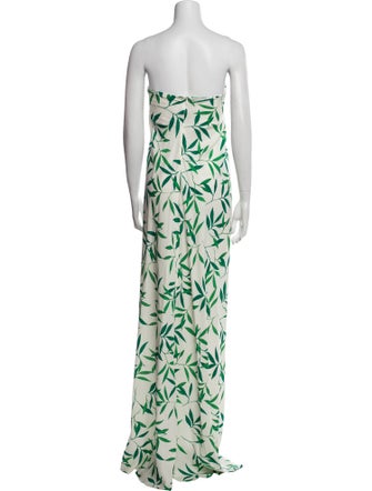 Caroline Constas Printed Long Dress