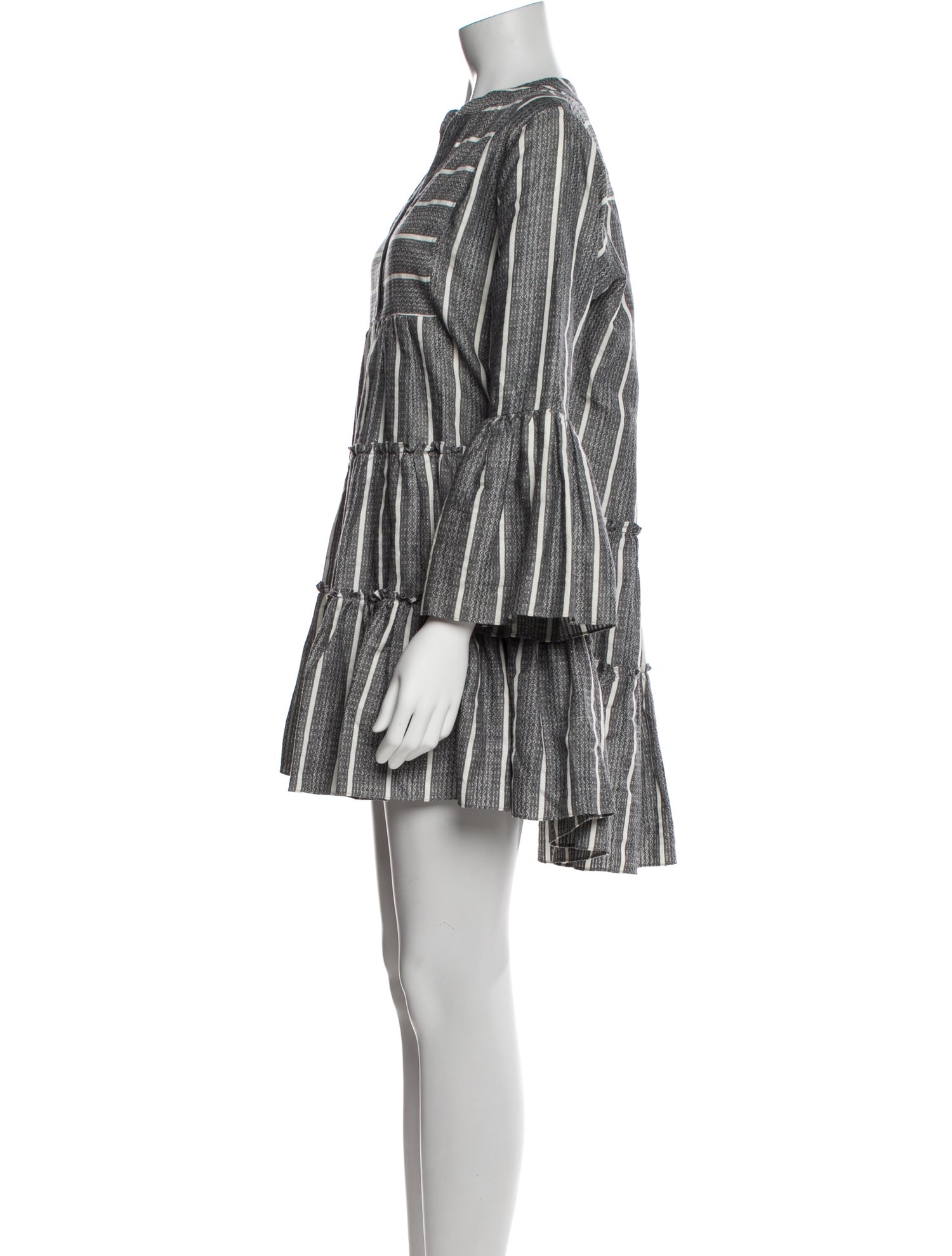 Caroline Constas Linen Mini Dress