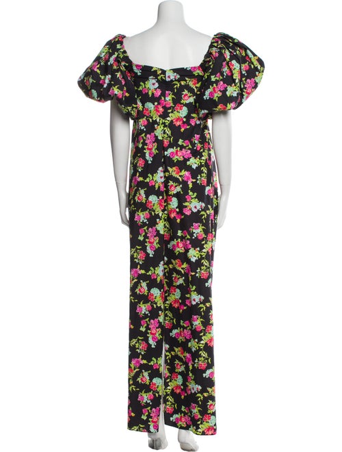 Caroline Constas Floral Print Long Dress