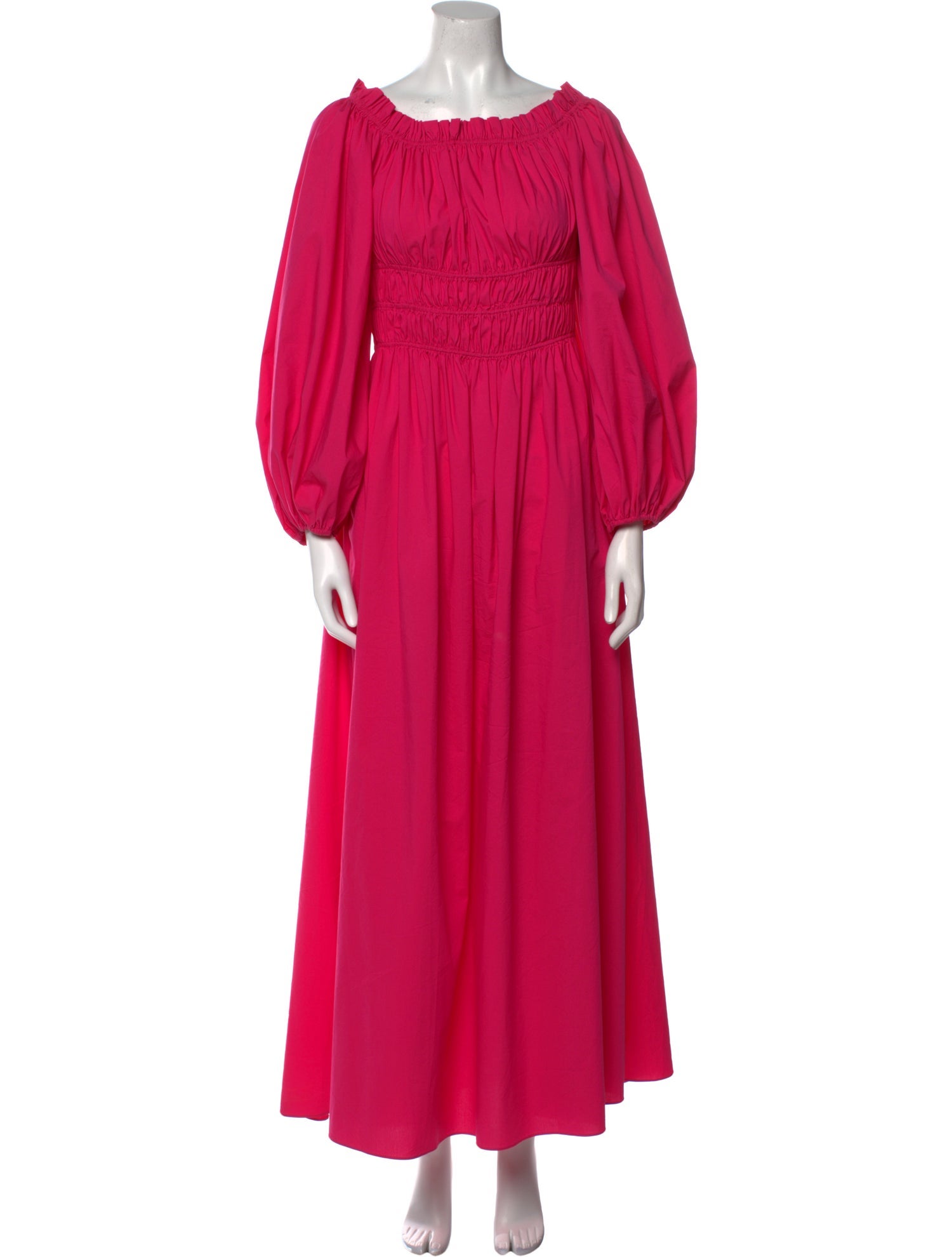 Caroline Constas Bateau Neckline Long Dress