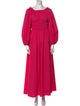 Caroline Constas Bateau Neckline Long Dress
