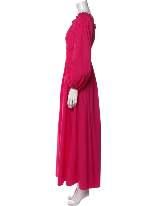 Caroline Constas Bateau Neckline Long Dress