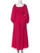 Caroline Constas Bateau Neckline Long Dress