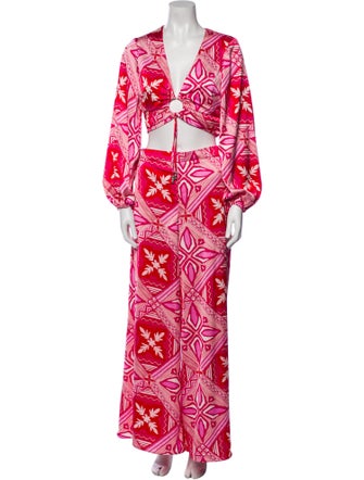 Caroline Constas Printed Pant Set