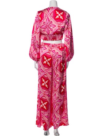 Caroline Constas Printed Pant Set