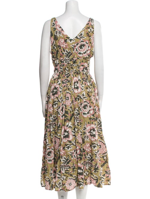 Caroline Constas Floral Print Long Dress