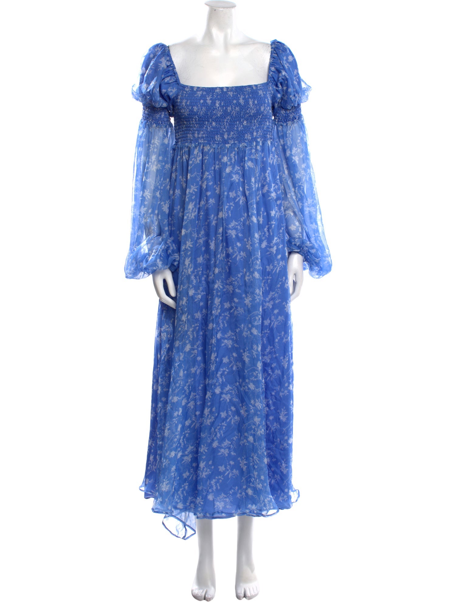 Caroline Constas Silk Long Dress