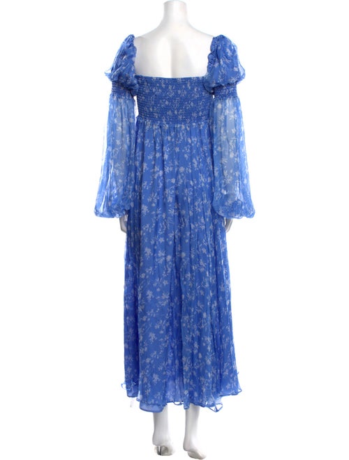 Caroline Constas Silk Long Dress