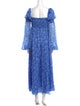 Caroline Constas Silk Long Dress