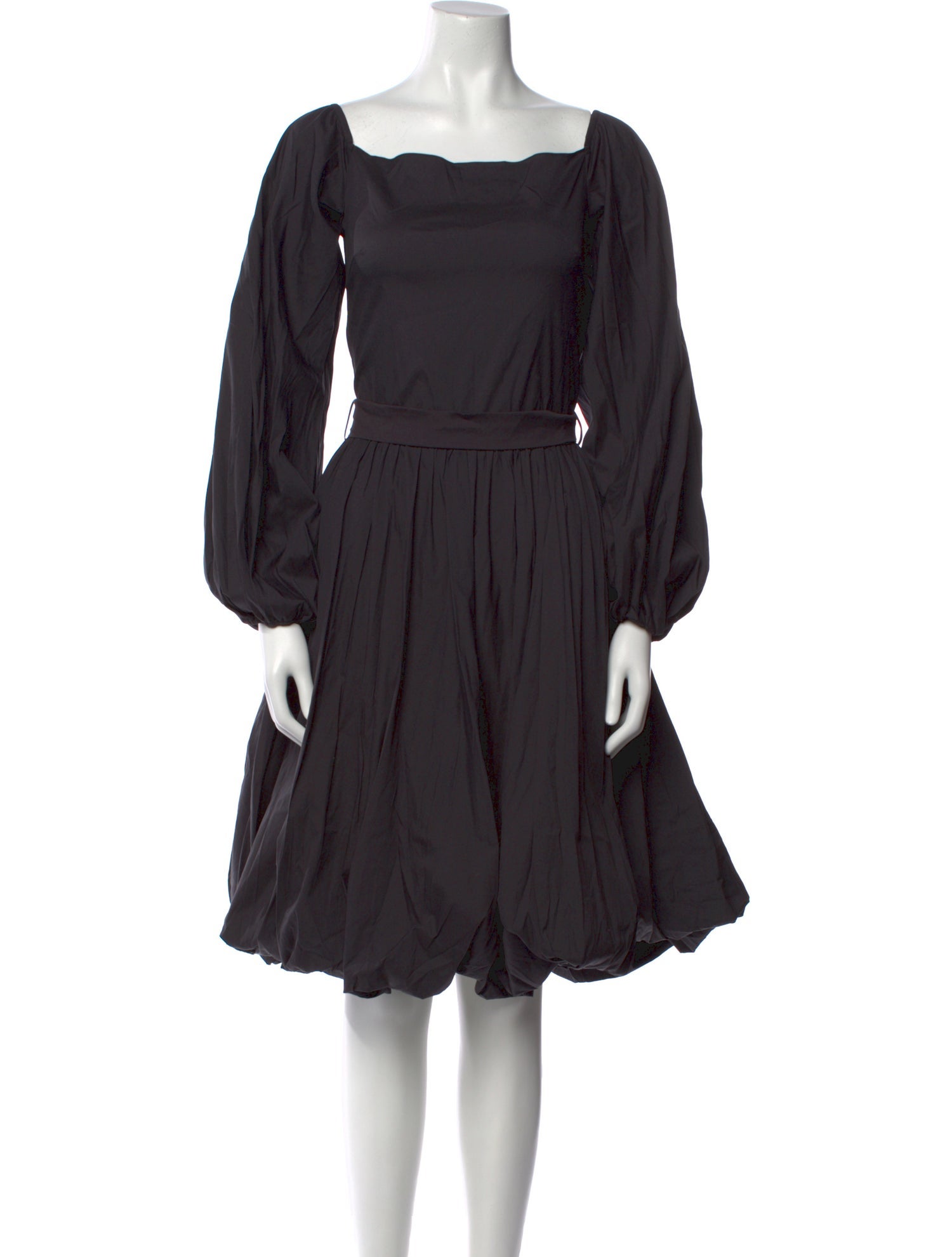 Caroline Constas Scoop Neck Knee-Length Dress