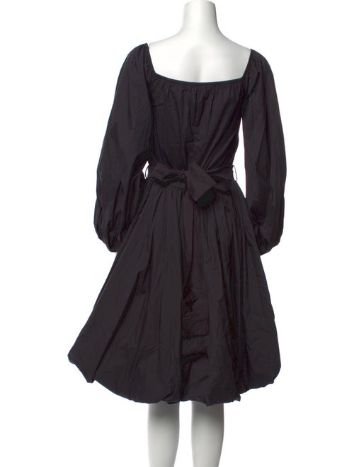 Caroline Constas Scoop Neck Knee-Length Dress