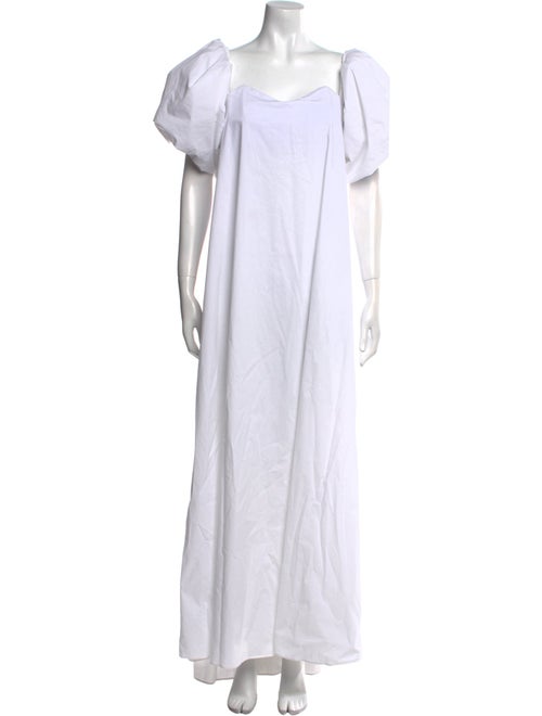 Caroline Constas Square Neckline Long Dress