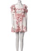Caroline Constas Printed Mini Dress