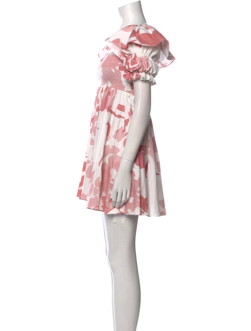 Caroline Constas Printed Mini Dress