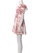 Caroline Constas Printed Mini Dress