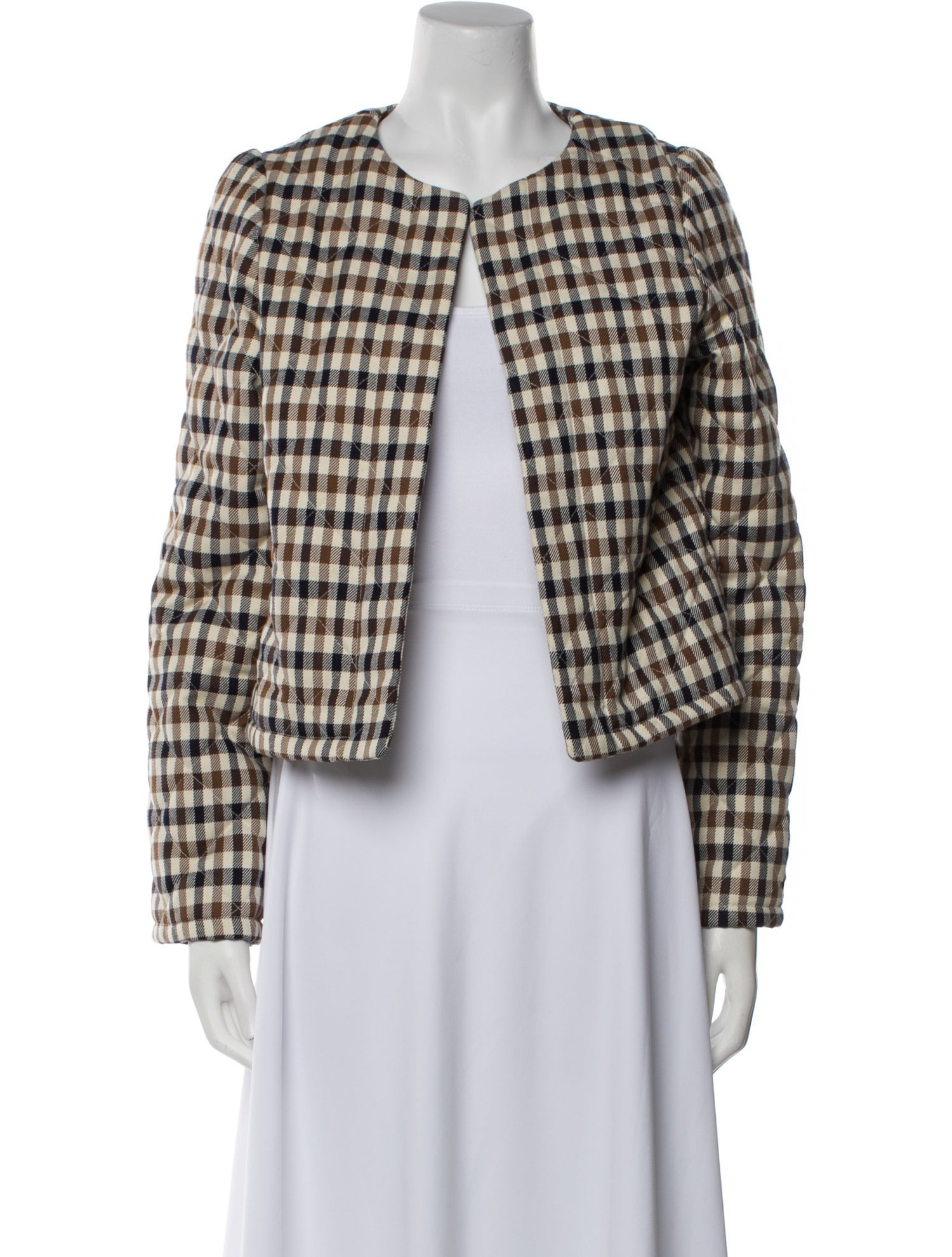 Caroline Constas Plaid Print Evening Jacket w/ Tags