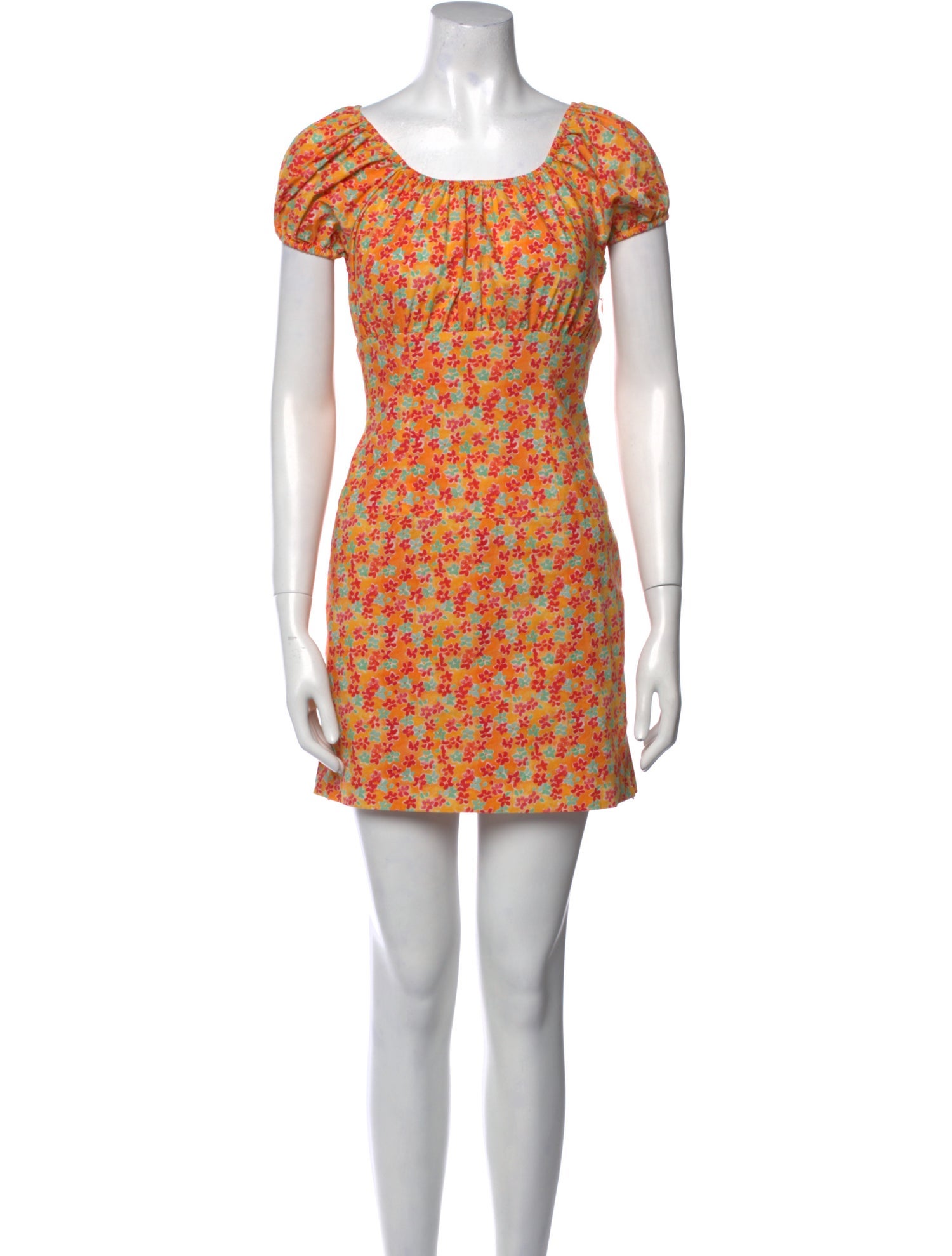 Caroline Constas Printed Mini Dress