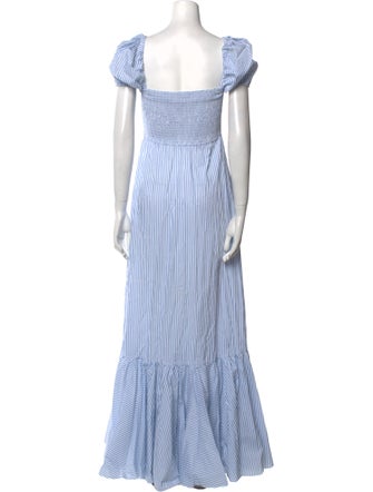 Caroline Constas Striped Long Dress