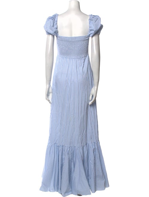 Caroline Constas Striped Long Dress