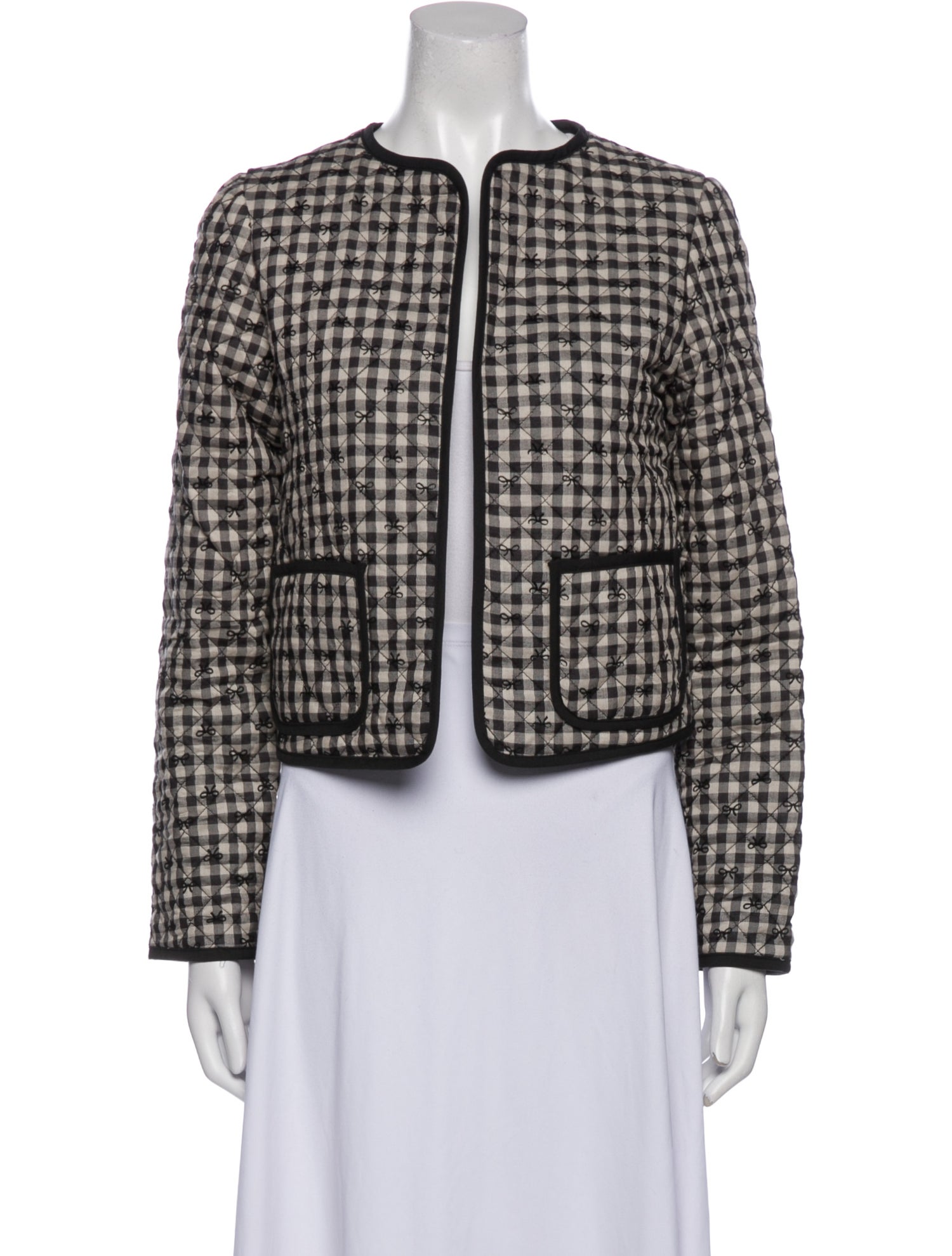 Caroline Constas Plaid Print Evening Jacket w/ Tags